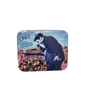 Elvis Presley UNO Card Game 2000 Special Edition Storage Tin New Sealed